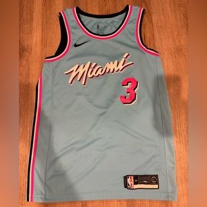 Dwayne Wade Miami Heat City Edition Jersey (Vicewave) - Size Medium